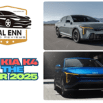 The Kia K4 for the year 2025 as viewed from a first drive perspective